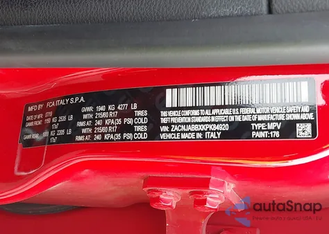 2019 Jeep Renegade Latitude Fwd из США, поврежденный, VIN ZACNJABBXKPK84920